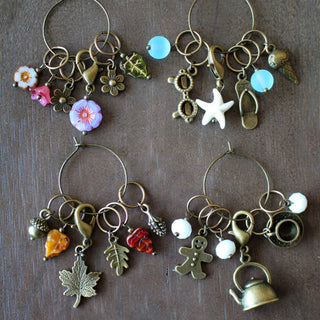 Four Seasons Stitch Markers - The Craftivist