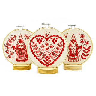 Nordic Heart Embroidery Kit - The Craftivist