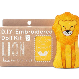 Lion Embroidery Kit