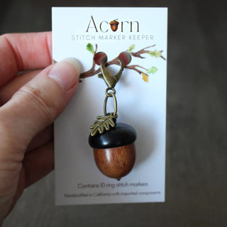 Little Acorn Stitch Marker Keeper - The Craftivist