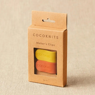 Cocoknits Maker's Clips in Earth Tones in box