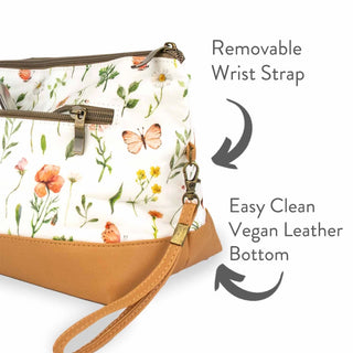 Mountain Meadow Trinity Project Bag showing wrist strap