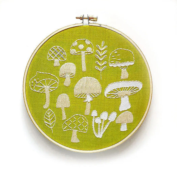Mushroom Embroidery Kit – Islay's Terrace Studio & Shop