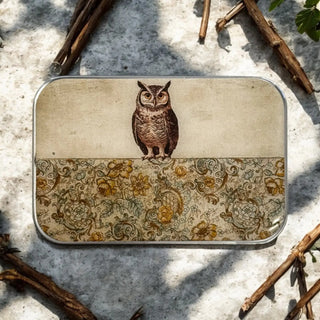 Owl Notions Tin - The Craftivist