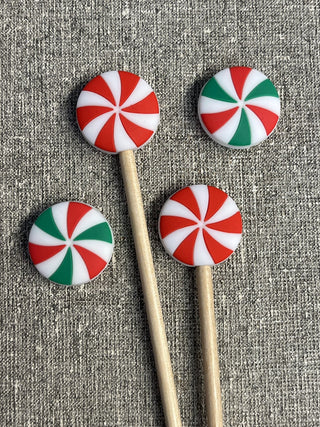 Peppermint Candy Stitch Stoppers - The Craftivist