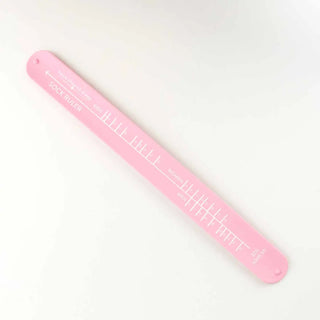 Sock Ruler from Twice Sheared Sheep in Petal Pink