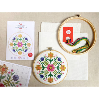 Spring Joy Cross Stitch Kit - The Craftivist