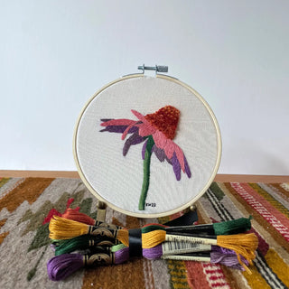 Coneflower Embroidery Kit